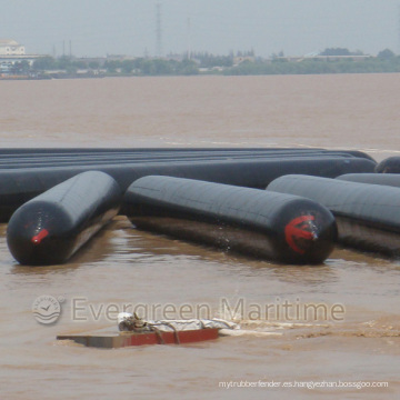 Flotación de la nave Rubber Marine Airbags para la actualización / Lanzamiento del barco Globos para embarcaciones hundidas Landing Lifting